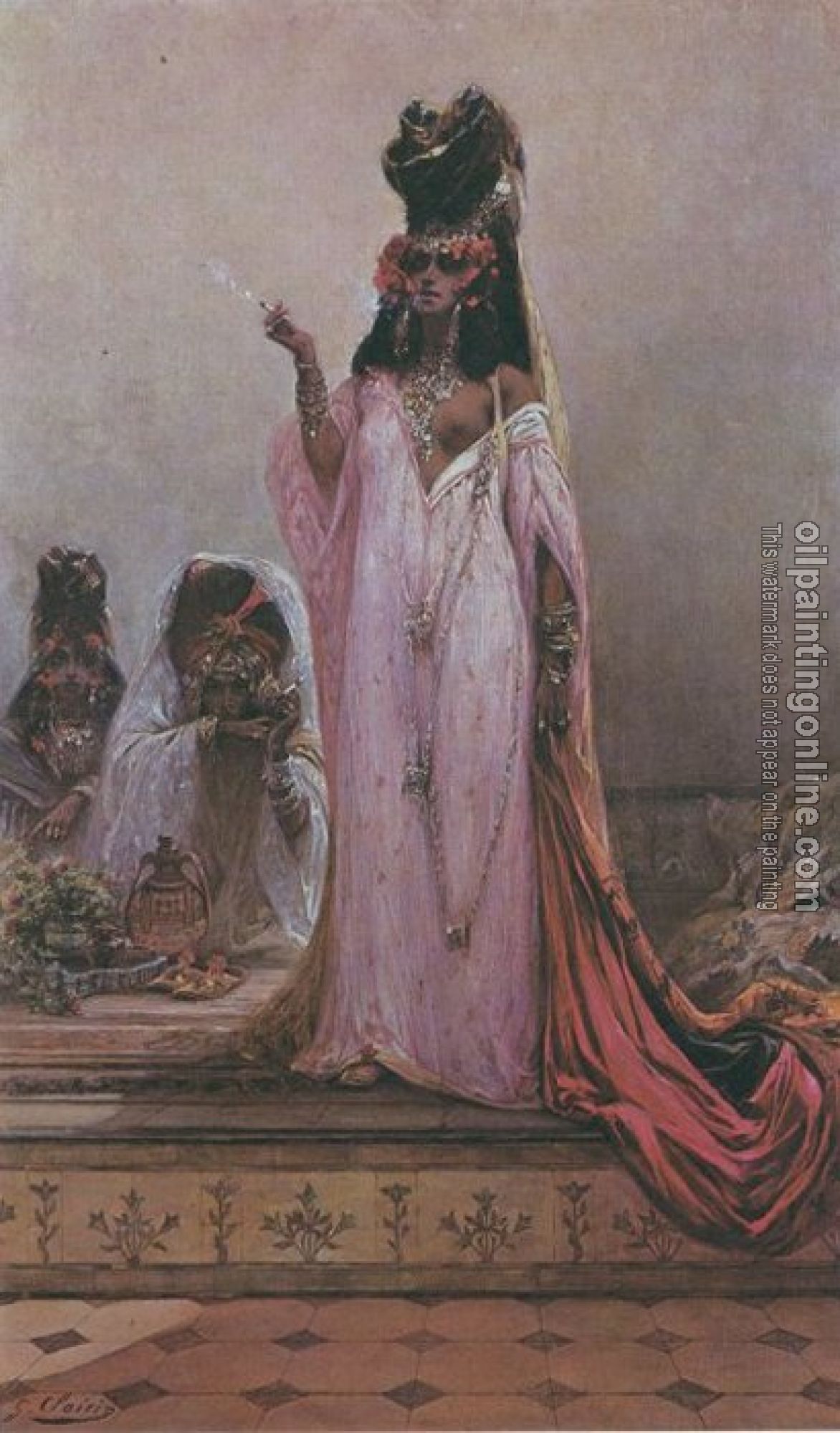 Georges Jules Victor Clairin - Harem Woman
